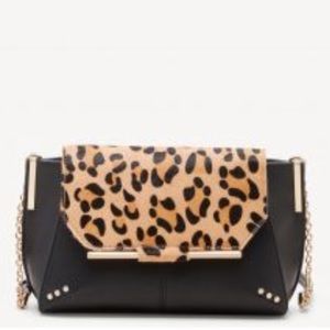 Sole Society Bags - NWOT Leopard and Black Vegan Leather Purse Sole Society Bags - NWOT Leopard and Black Vegan Leather Purse